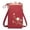 9#Wine, variant on Women Small Crossbody Sling Bag Wallet with Phone Holder, Premium Leather Adjustable Strap Purse, Multi Zippered Compartments Card Slots Stylish Bag for Daily Travel Commute