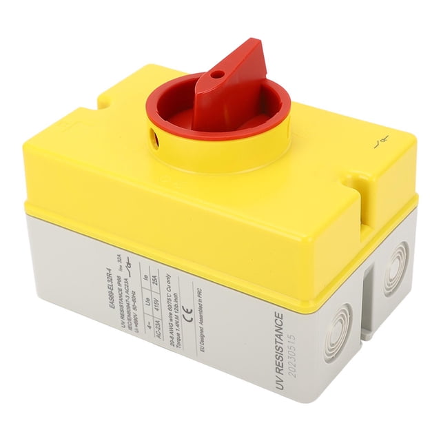 Photovoltaic DC Isolation Switch, PV Solar Disconnect Switch Wide Compatibility 415V 25A 4P For RV