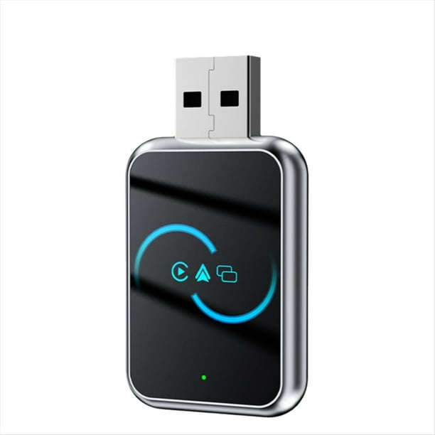 Adaptador USB Inalámbrico Carplay Mirror Link Carplay Android Auto Bluetooth + WiFi con Cable Carplay A Inalámbrico B