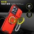 thumbnail image 4 of ELEHOLD Case for Motorola Moto G  5G(2025), TPU+PC Shockproof Military Grade Built-in Ring Holder Kickstand Magnetic Shockproof Case for Motorola Moto G  5G(2025),Red, 4 of 9