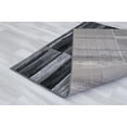 thumbnail image 5 of Allstar 5x7 Modern Area Rug in Grey with Charcoal Grey Abstract Bi-Directional Texture design (4' 11" x 6' 11"), 5 of 8