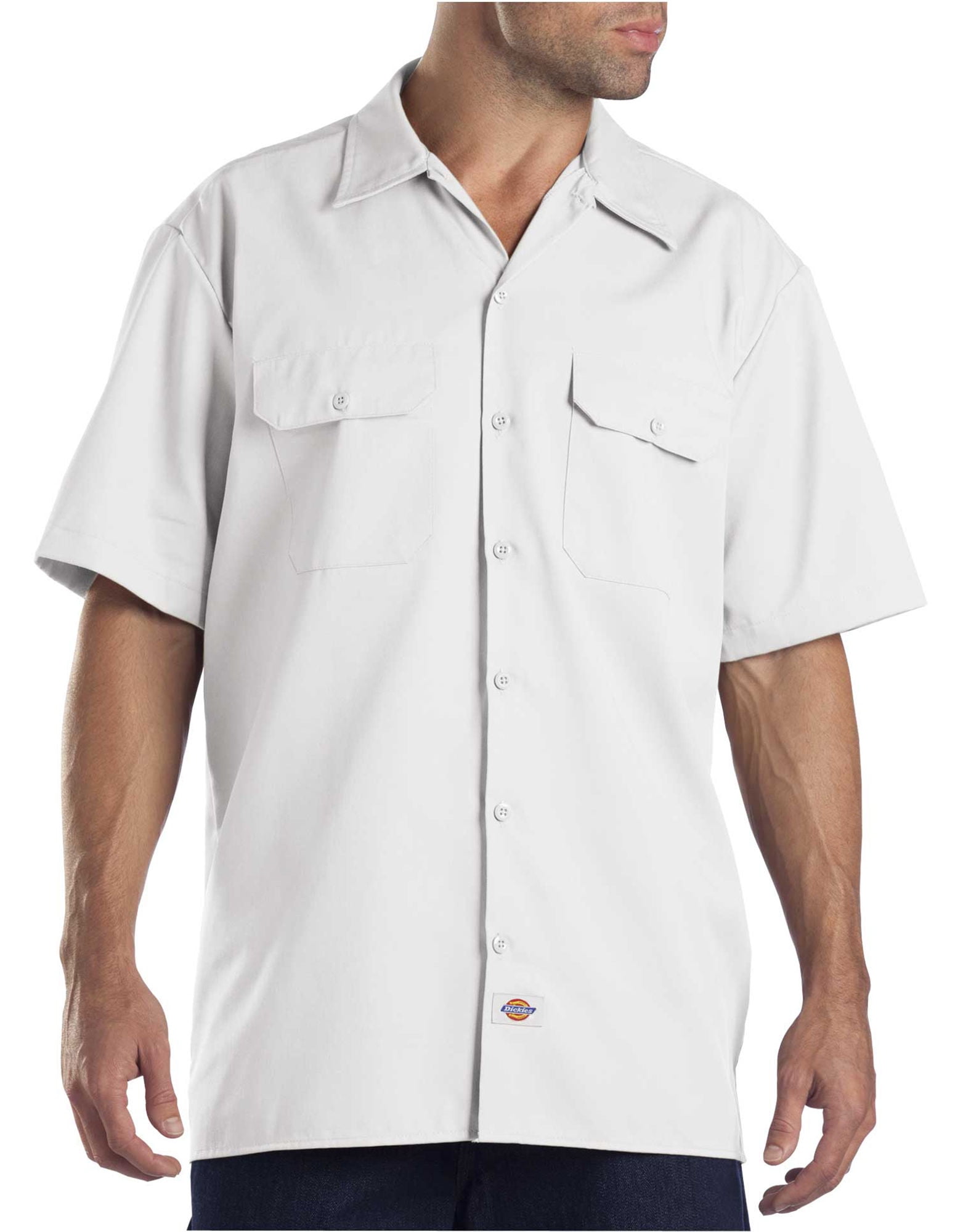 Dickies Men/'s Size S-2XL 3XL 4XL 5XL Short Sleeve Work Shirt Shop Mechanics 1574