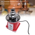 thumbnail image 4 of 3 Tier Mini Chocolate Fountain Machine, Electric Chocolate Fondue Fountain Machine, Chocolate Melting Machine for Melting Cheese, Candy and Liqueur for Birthday, Party, Wedding, 4 of 7