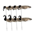 thumbnail image 3 of simhoa 8 Pieces Goose Silhouette Decoys Vivid Lightweight Decorative Sturdy Easy to Carry Weather Resistant Artificial with Stakes Black, 3 of 8