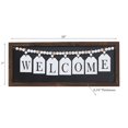 thumbnail image 2 of IH Casa Decor Framed Wood Hanging Beaded Welcome Sign, 2 of 4