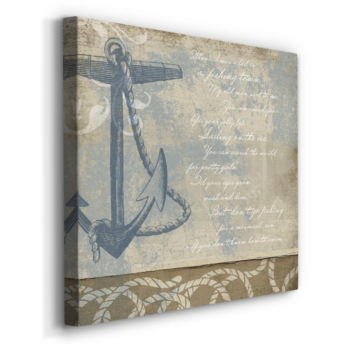 Wexford Home Coastal Inspiration VI-Premium Gallery Wrapped Canvas, 32" x 32" - Ready to Hang