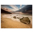 thumbnail image 2 of Bord de Mer Exotique avec Vagues Blanches - Impression sur Toile Photo de Plage, 2 of 3