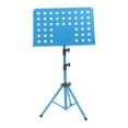 thumbnail image 3 of HILABEE Support de Partitions Réglable en Hauteur Portable Antidérapant Installation Simple Support de Livres de Musique Pliable pour Guitare de Groupe Ukulélé Violon Bleu, 3 of 9
