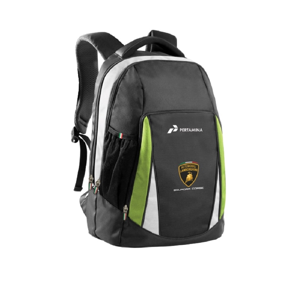 Branded London Automobili Lamborghini Squadra Corse Backpack White Walmart Com Walmart Com