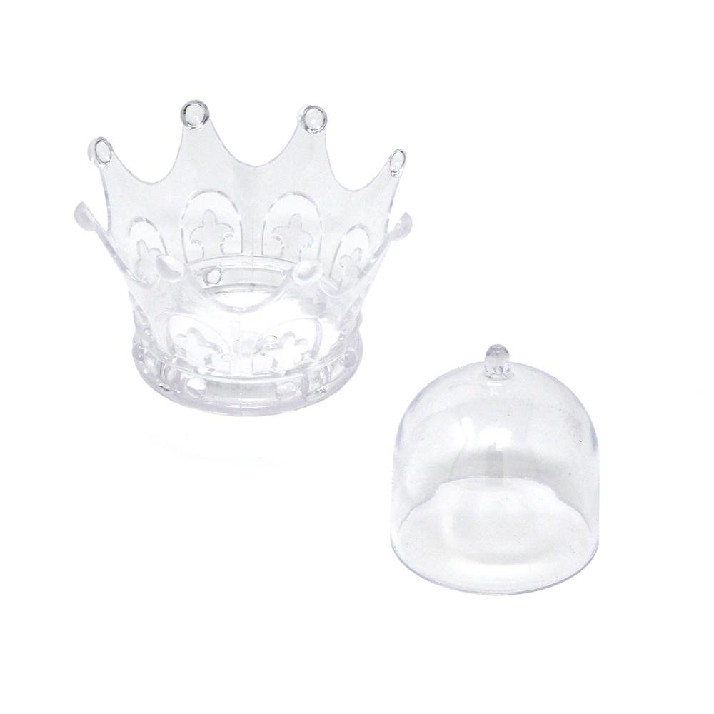 Clear Mini Plastic Crown Party Favor, 31/4Inch, 12Count Walmart