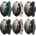 thumbnail image 2 of KOMI Étui de Protection en PC Résistant aux Rayures, Compatible avec Garmin Forerunner 265S, Comprend un Protecteur d'Écran en Verre Trempé, Lot de 6, 2 of 5