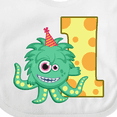 thumbnail image 4 of Inktastic Monster 1st Birthday Boys or Girls Baby Bib, 4 of 4