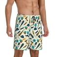 thumbnail image 3 of Rocae Fathers day for Men's Soft Sleep Pajama Shorts, Waistband and Pockets, 3 of 9