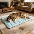 thumbnail image 4 of Alfombrilla refrescante para perros y gatos, de tela de seda de hielo transpirable, lavable, base antideslizante, múltiples tamaños para clima cálido y todas las estaciones., 4 of 6