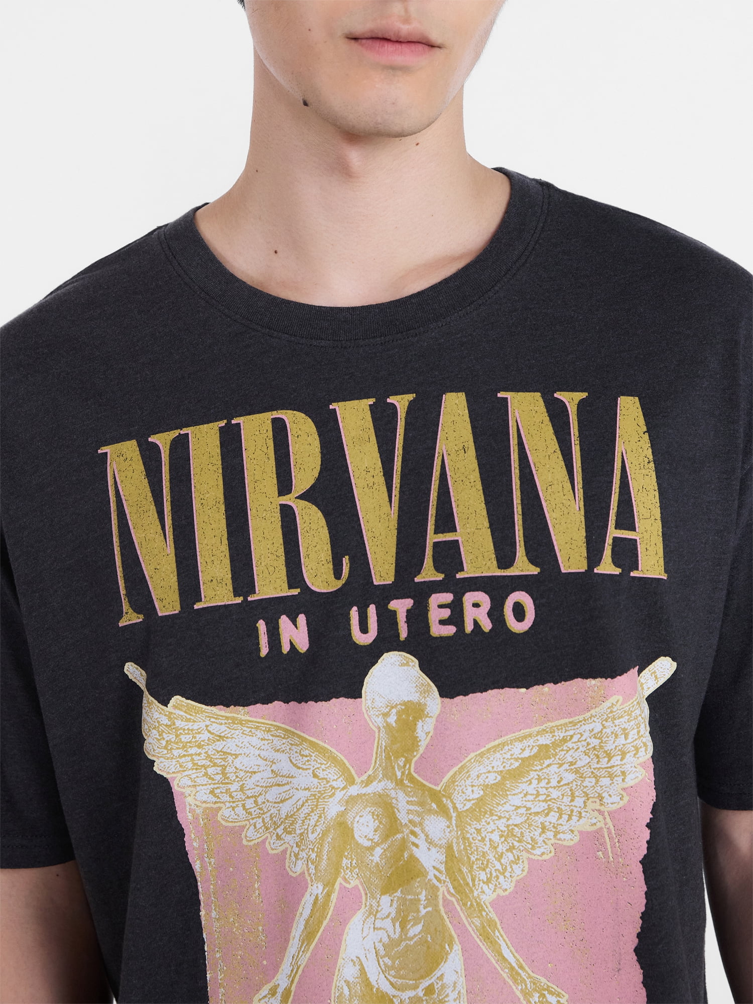 Nirvana Men's and Big Men's In Utero Graphic Tee with Short Sleeves, Sizes XS-5XL
