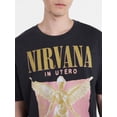 thumbnail image 4 of Nirvana Men's and Big Men's In Utero Graphic Tee with Short Sleeves, Sizes XS-5XL, 4 of 5