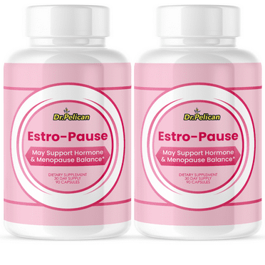 Estro-Pause- Menopause Balance Support/Women's Health- 2 Bottles- 180 Capsules