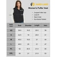 thumbnail image 7 of Women's Cropped Puffer Vest Stand Collar Lightweight Sleeveless Crop Padded Vest Zip Up Gilet Coat, 7 of 7