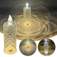thumbnail image 2 of Iumwxz Lamp Light Led Simulation Candle Lamp Creatives Night Lamp Bedroom Bedside Lamp Atmospheres Creation Base Model/No Base Model Optional Floor Lamp Room Decor A Plastic Holiday Travel, 2 of 8