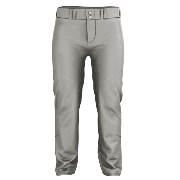 Alleson Athletic B07685596 Men Crush Premier Baseball Pants, Gray - Extra Large
