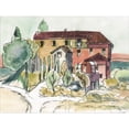 thumbnail image 2 of Great Art Now Tuscan Farmhouse by Stellar Design Studio, Framed Wall Art, 22.5W x 17.5H, 2 of 2