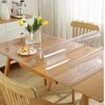 thumbnail image 2 of mm Thick Clear Table Protector x Clear Table Cover Protector Desk Protector Clear Plastic Table Cover Clear Table Pad Tablecloth for Office/Writing Desk, 2 of 9