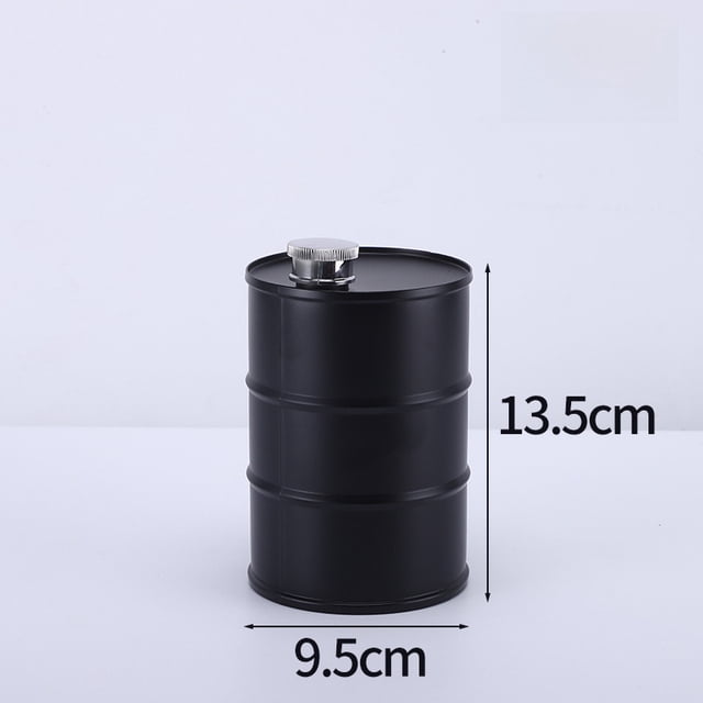 Baril à Vin Rétro de Luxe Léger 750 ml en Acier Inoxydable 304: Résistant à la Rouille, Récipient à Boisson au Design Rond Unique pour Vin/bière, Compact et Durable, Livraison Gratuite Incluse – Cuisine/bar Élégant