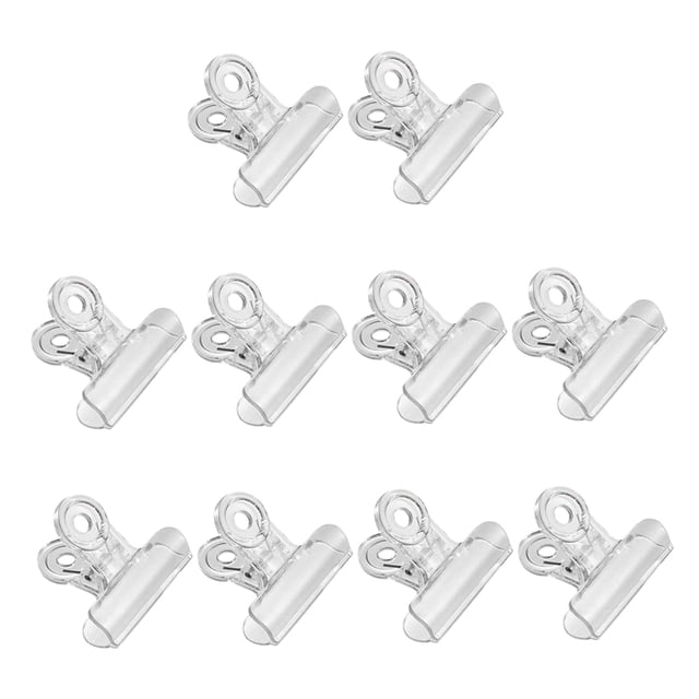 10pcs Manucure Transparent Extension Courbe Outils Kit Clips Clip Construction Fibre de Verre Rapide Bricolage Accessoires Formes Multi-Fonctionnel Barbier Liant Fixation pour Art Pince Mise en Forme
