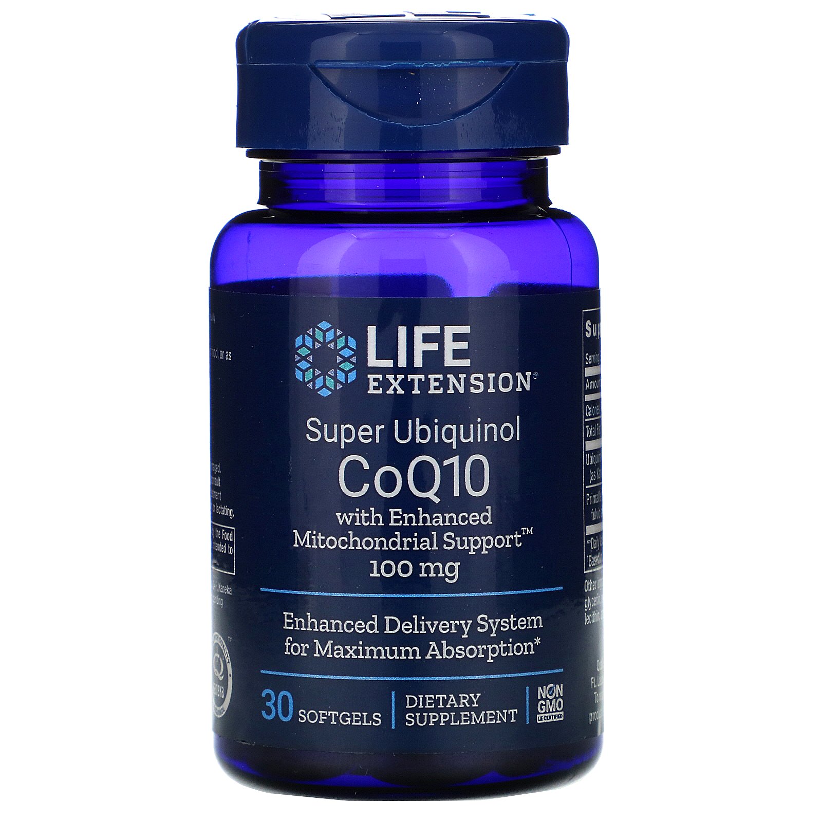 Life Extension Super Ubiquinol CoQ10 with Enhanced