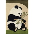 thumbnail image 2 of SAFAVIEH Wilderness Andrea Panda Graphic Print Wool Area Rug, Beige/Green, 2' x 3', 2 of 2