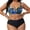Blue A, variant on Plus Size Swimsuit for Women Adjustable Straps Swimwear with Bottom 2 Piece Bathing Suit Tummy Control Swim Suits