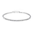 thumbnail image 1 of EFTOM Colliers Ras-du-Cou en Strass Argent Étincelants Ras-du-Cou en Diamant Bracelet en Cristal Collier en Strass pour Femmes Filles 1 Rangée Argent Laiton, 1 of 7