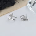 thumbnail image 6 of Fiaya Women Post Star Earrings, Small Star Stud Earrings, Elegant Unique Personality Style Ear Studs, Asymmetric Cute Tiny Earrings for Women, 6 of 8