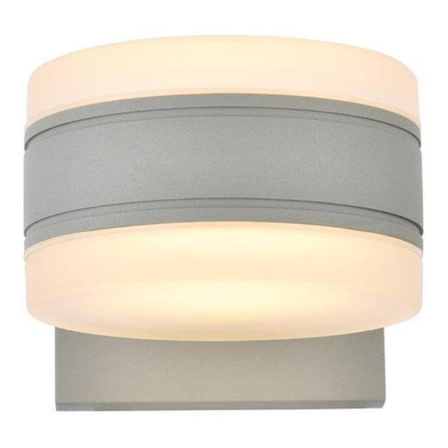 Living District LDOD4012S 730 Lumens Raine Applique Murale LED Intégrée, Argent