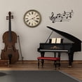 thumbnail image 2 of Moyic Decoración de pared de Metal con música de hierro, silueta musical para el hogar resistente, regalo para colgar en la pared, fácil Decoración del hogar, 2 of 6