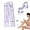 Purple, variant on Dermave Trimmer 2.0, Dermave Bikini Shaver, 2in1 Electric Bikini Trimmer, Ipx7 Waterproof Wet and Dry Hair Trimmers with Dual - Head Design for Both Body and Facial Hair Removal
