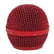 thumbnail image 1 of Rejilla de Micrófono Inalámbrica Accesorios para Micrófonos Cabezal de Rejilla de Micrófono de Metal para , SM58S, SM58LC y Más Rojo, 1 of 8