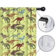 thumbnail image 4 of Blackout Kids Curtains,LightGreen Cartoon Dinosaurs Prehistoric Pattern Childrens Insulated Curtains Set Of 2,Bedroom Essentials,Toddler Room Decor 42"x54", 4 of 5