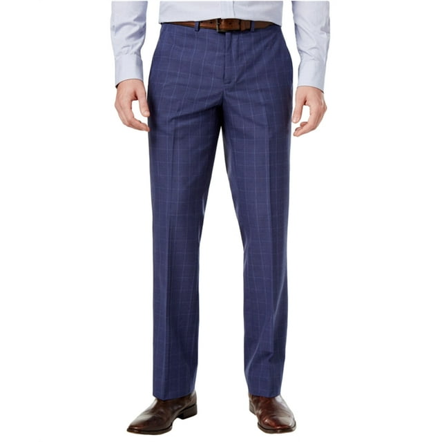 Nautica Slim Glen - Pantalones de vestir para hombre, color azul, 38 W x 30 L Nautica pantalones