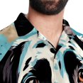 thumbnail image 5 of Spotted Dog Men's Short Sleeve Beach Shirts, Casual Printed Button Down, Summer Unisex Spread Collar Tops, 5 of 6