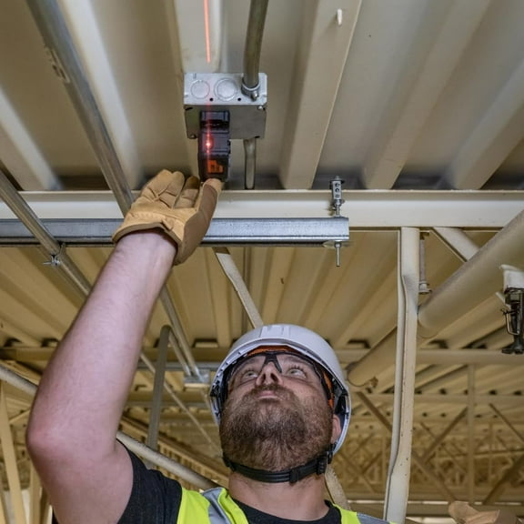 s Magnetic Pocket Laser Level,  Red 3 Bubble Vials 360-Degree Wall Attachment