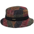thumbnail image 3 of Kent Wool Blend Patchwork Bucket Hat - M - Multi, 3 of 4