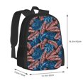 thumbnail image 3 of Daiia Tropical Leaves Backpack for Men and Women -Durable Backpack Large Capacity, Water-Resistant Bag with Adjustable Straps and Laptop Compartment, 3 of 9