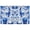 Blue Skull Bird Flower, variant on Haosy 2 Panels Rod Pocket Tier Curtains 27 x 24 Light Filtering Privacy Semi Sheer for Kitchen Bathroom, Blue Pink Flower Damask