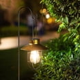 thumbnail image 6 of Greenidea 2 PCS Shepherds Hook Outdoor 35 inch 1/2 inch Thick Garden Shepherds Hook Metal Garden Stake with Hooks Lantern Stick Shepherds Hooks for Solar Lights Lanterns Bird Cages Weddings Plant Bask, 6 of 9
