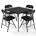 thumbnail image 1 of Peakform 5 Piece Folding Vinyl Tables and Chairs for Home Use and Indoor Spaces, 1 of 8