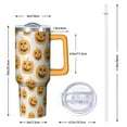 thumbnail image 3 of 1pc Halloween-2 40oz Tumbler with Straw & Handle - Insulated Stainless Steel Cup | Holiday Gift for Man Women (Christmas, Valentine's, Birthday), 3 of 5