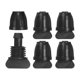 thumbnail image 1 of Uxcell 5-Pack Accesorios de Bloqueo con Barba para Riego por Goteo, Tapones de 3/8 Pulgadas Conector de Tubo Acoplamiento de Plástico, 1 of 1