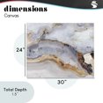 thumbnail image 4 of Stupell Industries Glam Marbled Gold Stone Canvas Art, 30 x 24, by Svetlana Aleynikova, 4 of 8
