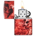 thumbnail image 3 of Encendedor Zippo Spooky Skulls 540 Mate de Laton Resistente al Viento, 3 of 5